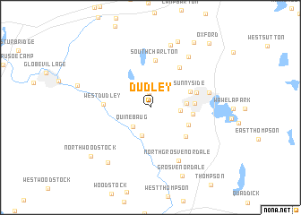 map of Dudley