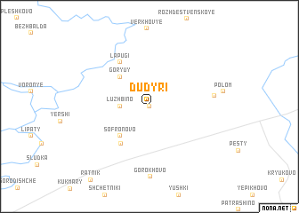 map of Dudyri