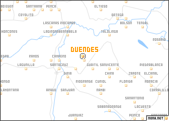 map of Duendes