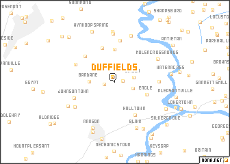 map of Duffields