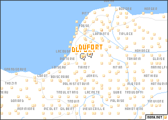 map of Dufort