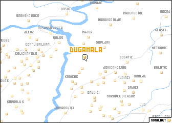 map of Duga Mala