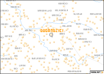 map of Dugandžići