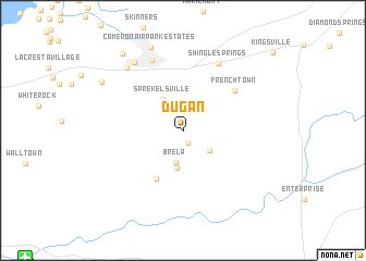 map of Dugan