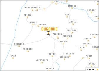map of Dugboke