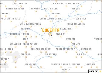 map of Dugenta