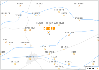 map of Düger