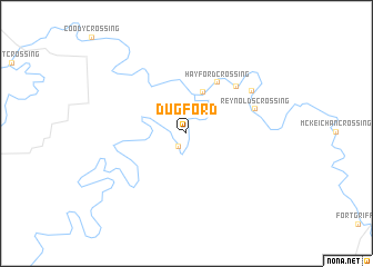 map of Dug Ford