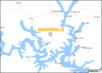 map of Dugginsville