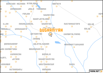 map of Dūghānīyah