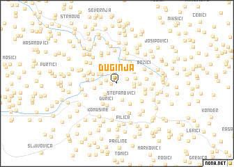 map of Duginja