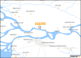 map of Dugino