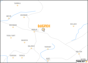 map of Düğrek