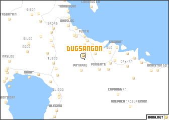 map of Dugsangon