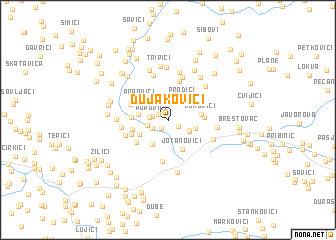 map of Dujakovići