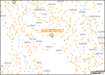 map of Ðukanovići