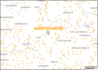 map of Dukatski Javor