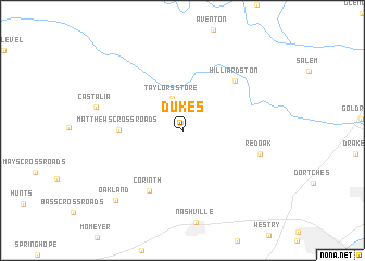 map of Dukes