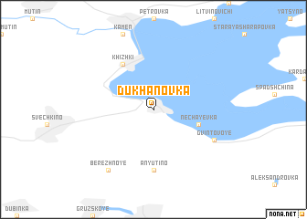 map of Dukhanovka