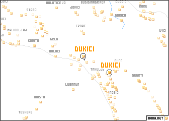 map of Ðukići