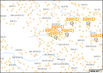 map of Dukići