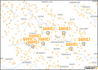 map of Ðukići