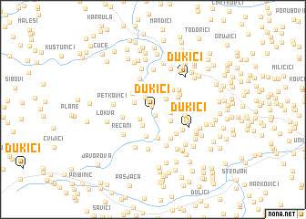 map of Ðukići