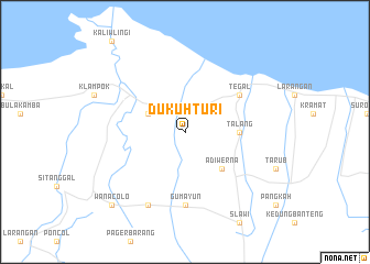 map of Dukuhturi