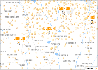 map of Dukuh