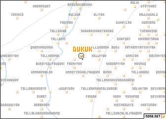 map of Dukūk