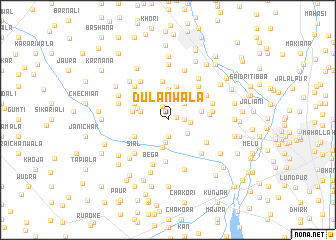 map of Dulanwāla