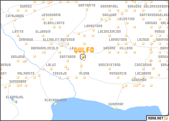 map of Dulfo