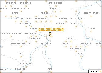 map of Dŭlga Livada