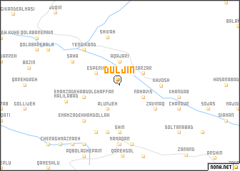 map of Dūljīn