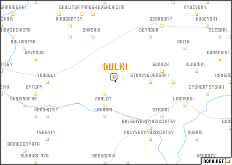 map of Dulʼki
