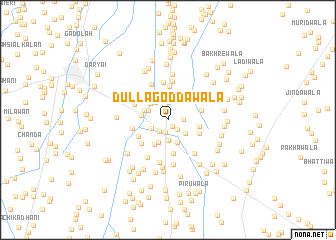 map of Dulla Goddawāla