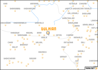 map of Dulmiān
