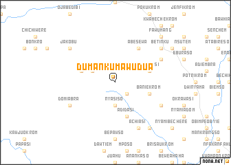 map of Dumankumawudua