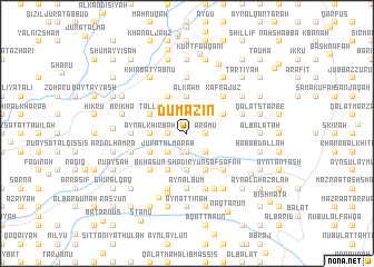 map of Dūmazīn