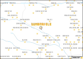 map of Dumbrăvele