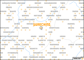map of Dumechino