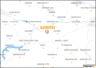 map of Dumenki