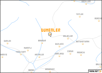 map of Dümenler