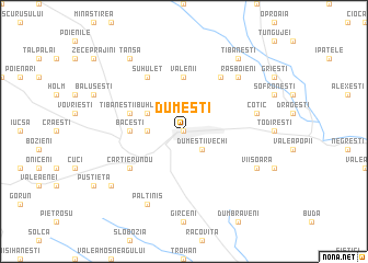 map of Dumeşti