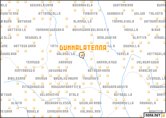 map of Dummalatenna