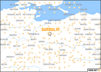 map of Dumoulin