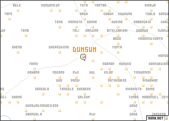 map of Dumsum