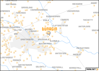 map of Dunagin