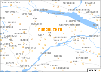 map of Dún an Uchta
