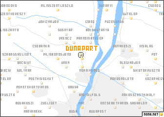map of Dunapart